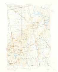Great Pond Maine Historical topographic map, 1:62500 scale, 15 X 15 Minute, Year 1932