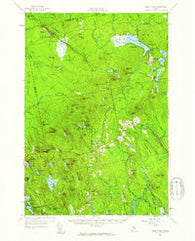 Great Pond Maine Historical topographic map, 1:62500 scale, 15 X 15 Minute, Year 1957