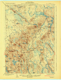 Great Pond Maine Historical topographic map, 1:62500 scale, 15 X 15 Minute, Year 1932