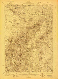 Great Pond Maine Historical topographic map, 1:48000 scale, 15 X 15 Minute, Year 1929