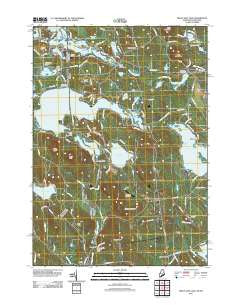 Great East Lake Maine Historical topographic map, 1:24000 scale, 7.5 X 7.5 Minute, Year 2011