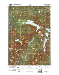Great Pond Maine Historical topographic map, 1:24000 scale, 7.5 X 7.5 Minute, Year 2011