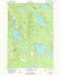 Green Lake Maine Historical topographic map, 1:24000 scale, 7.5 X 7.5 Minute, Year 1982