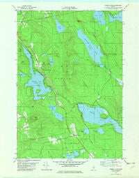 Green Lake Maine Historical topographic map, 1:24000 scale, 7.5 X 7.5 Minute, Year 1982