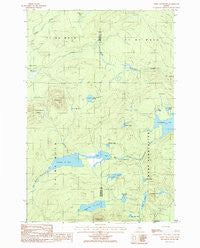 Green Mountain Maine Historical topographic map, 1:24000 scale, 7.5 X 7.5 Minute, Year 1986