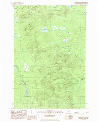 Greenlaw Pond Maine Historical topographic map, 1:24000 scale, 7.5 X 7.5 Minute, Year 1986
