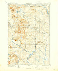 Greenlaw Maine Historical topographic map, 1:62500 scale, 15 X 15 Minute, Year 1933