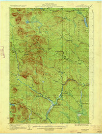 Greenlaw Maine Historical topographic map, 1:62500 scale, 15 X 15 Minute, Year 1933