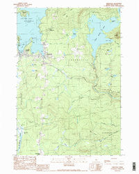 Greenville Maine Historical topographic map, 1:24000 scale, 7.5 X 7.5 Minute, Year 1989