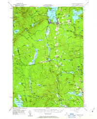 Greenville Maine Historical topographic map, 1:62500 scale, 15 X 15 Minute, Year 1951