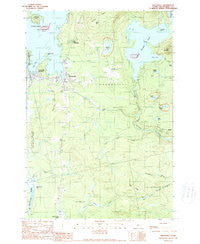 Greenville Maine Historical topographic map, 1:24000 scale, 7.5 X 7.5 Minute, Year 1989