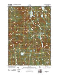 Greenwood Maine Historical topographic map, 1:24000 scale, 7.5 X 7.5 Minute, Year 2011