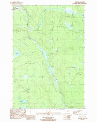 Griswold Maine Historical topographic map, 1:24000 scale, 7.5 X 7.5 Minute, Year 1986