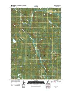 Griswold Maine Historical topographic map, 1:24000 scale, 7.5 X 7.5 Minute, Year 2011