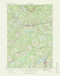 Guilford Maine Historical topographic map, 1:62500 scale, 15 X 15 Minute, Year 1933