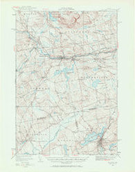 Guilford Maine Historical topographic map, 1:62500 scale, 15 X 15 Minute, Year 1933