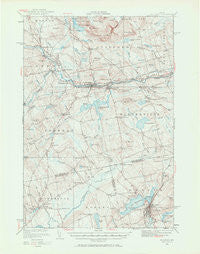 Guilford Maine Historical topographic map, 1:62500 scale, 15 X 15 Minute, Year 1933