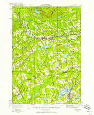 Guilford Maine Historical topographic map, 1:62500 scale, 15 X 15 Minute, Year 1933