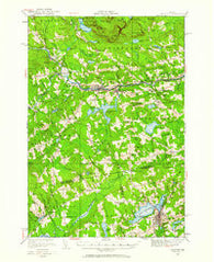 Guilford Maine Historical topographic map, 1:62500 scale, 15 X 15 Minute, Year 1933