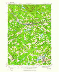 Guilford Maine Historical topographic map, 1:62500 scale, 15 X 15 Minute, Year 1933