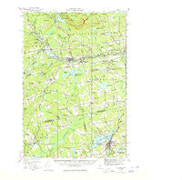 Guilford Maine Historical topographic map, 1:62500 scale, 15 X 15 Minute, Year 1933