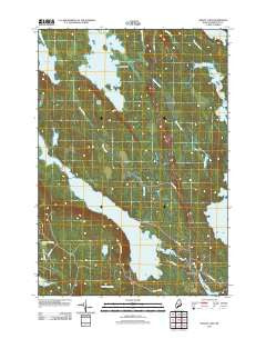 Hadley Lake Maine Historical topographic map, 1:24000 scale, 7.5 X 7.5 Minute, Year 2011
