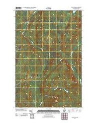 Hafey Pond Maine Historical topographic map, 1:24000 scale, 7.5 X 7.5 Minute, Year 2011