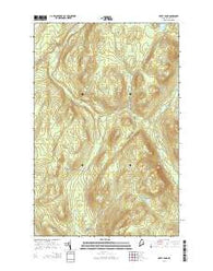 Hafey Pond Maine Current topographic map, 1:24000 scale, 7.5 X 7.5 Minute, Year 2014