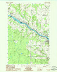 Hamlin Maine Historical topographic map, 1:24000 scale, 7.5 X 7.5 Minute, Year 1986