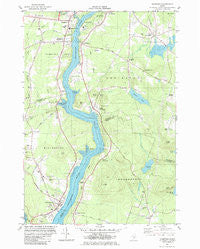 Hampden Maine Historical topographic map, 1:24000 scale, 7.5 X 7.5 Minute, Year 1982