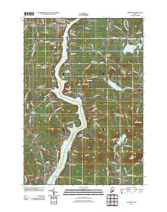 Hampden Maine Historical topographic map, 1:24000 scale, 7.5 X 7.5 Minute, Year 2011
