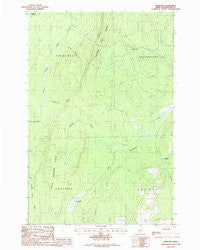Hanford Maine Historical topographic map, 1:24000 scale, 7.5 X 7.5 Minute, Year 1986