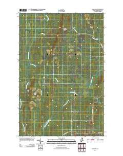Hanford Maine Historical topographic map, 1:24000 scale, 7.5 X 7.5 Minute, Year 2011