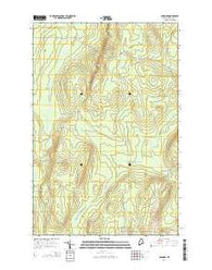 Hanford Maine Current topographic map, 1:24000 scale, 7.5 X 7.5 Minute, Year 2014