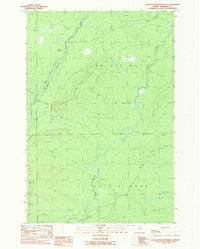 Hardwood Mountain SE Maine Historical topographic map, 1:24000 scale, 7.5 X 7.5 Minute, Year 1989