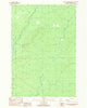 Hardwood Mountain SE Maine Historical topographic map, 1:24000 scale, 7.5 X 7.5 Minute, Year 1989