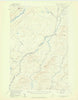 Hardwood Mountain Maine Historical topographic map, 1:62500 scale, 15 X 15 Minute, Year 1957