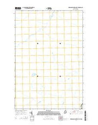 Hardwood Mountain OE W Maine Current topographic map, 1:24000 scale, 7.5 X 7.5 Minute, Year 2014