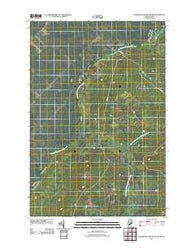 Hardwood Mountain SW Maine Historical topographic map, 1:24000 scale, 7.5 X 7.5 Minute, Year 2011