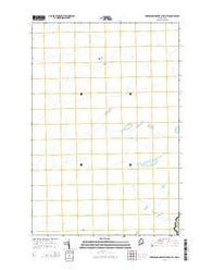 Hardwood Mountain SW OE W Maine Current topographic map, 1:24000 scale, 7.5 X 7.5 Minute, Year 2014