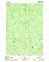 Hardy Pond Maine Historical topographic map, 1:24000 scale, 7.5 X 7.5 Minute, Year 1988