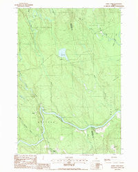 Hardy Pond Maine Historical topographic map, 1:24000 scale, 7.5 X 7.5 Minute, Year 1988