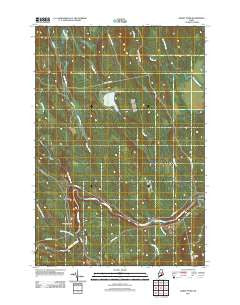Hardy Pond Maine Historical topographic map, 1:24000 scale, 7.5 X 7.5 Minute, Year 2011