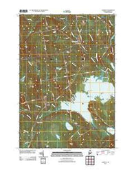 Harmony Maine Historical topographic map, 1:24000 scale, 7.5 X 7.5 Minute, Year 2011