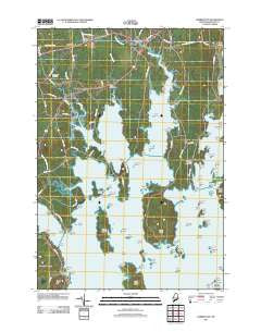 Harrington Maine Historical topographic map, 1:24000 scale, 7.5 X 7.5 Minute, Year 2011