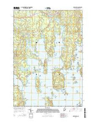 Harrington Maine Current topographic map, 1:24000 scale, 7.5 X 7.5 Minute, Year 2014