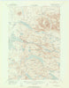 Harrington Lake Maine Historical topographic map, 1:62500 scale, 15 X 15 Minute, Year 1954