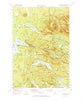 Harrington Lake Maine Historical topographic map, 1:62500 scale, 15 X 15 Minute, Year 1954