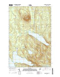 Harrington Lake Maine Current topographic map, 1:24000 scale, 7.5 X 7.5 Minute, Year 2014