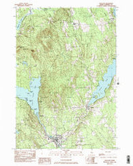 Hartland Maine Historical topographic map, 1:24000 scale, 7.5 X 7.5 Minute, Year 1982